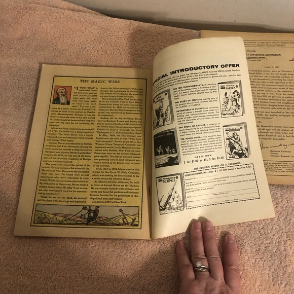 Lot of 2 Vintage Classics Illustrated Special Issue The Rough Rider - Picture 7 of 13